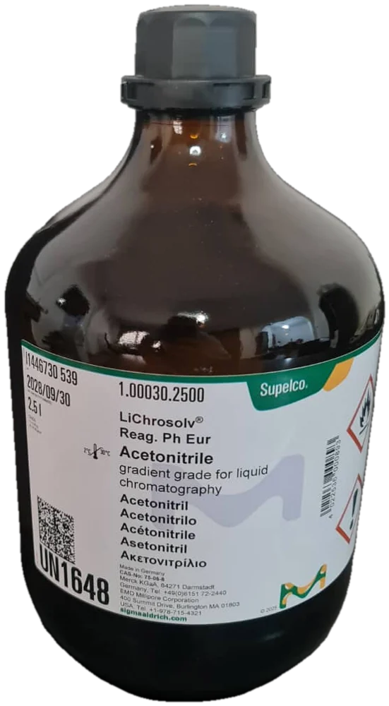 استونیتریل LiChrosolv گرید گرادیان Merck