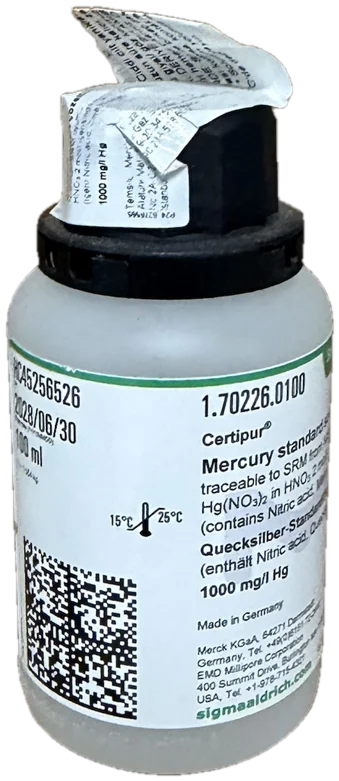 محلول استاندارد جیوه Certipur
