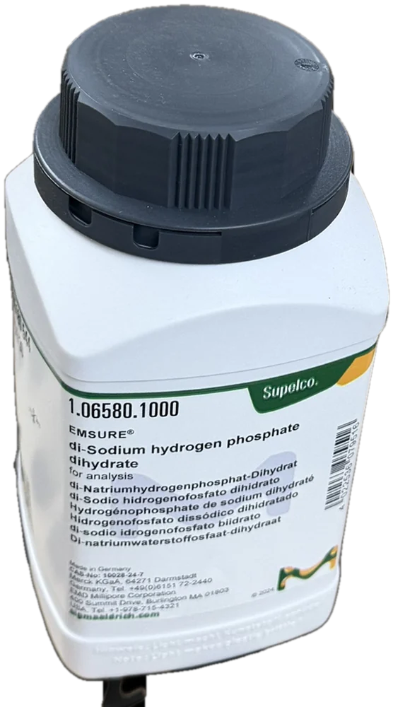 دی‌سدیم هیدروژن فسفات دو‌آبه برای آنالیز (EMSURE®)