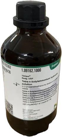 تترا-n-بوتیلآمونیوم هیدروکسید ۰٫۱ مول بر لیتر (Titripur®)